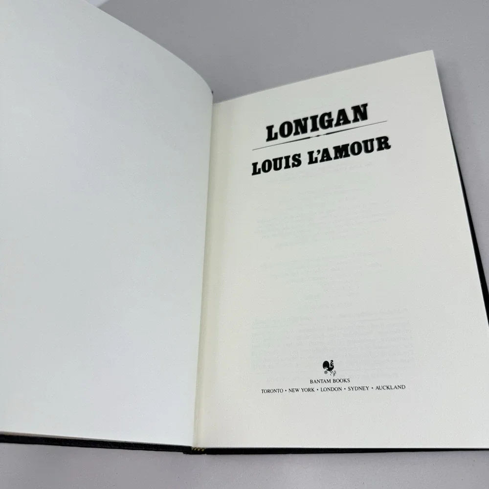 Lonigan Louis L'Amour Collection Leatherette Vintage Bantam 1988 Hardcover